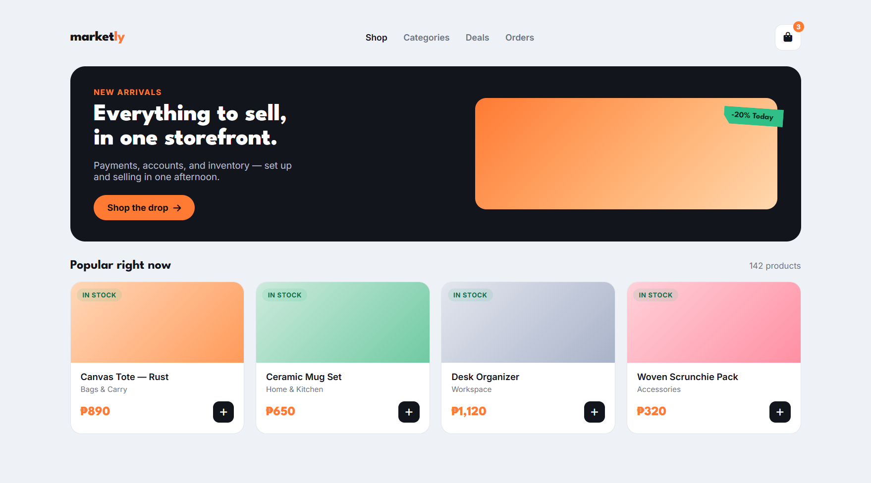 E-Commerce Platform preview